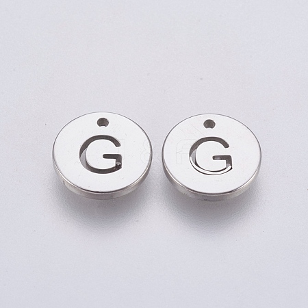 Non-Tarnish 304 Stainless Steel Charms STAS-P212-15P-07-1