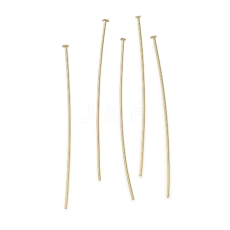 Brass Flat Head Pins KK-H502-01H-G-1