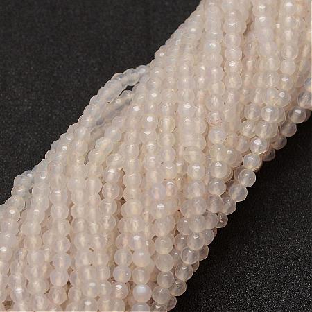 Natural Agate Bead Strands G-G882-4mm-A06-7-1