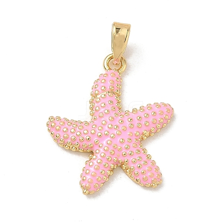 Brass Enamel Pendants KK-CBA2CEF-01G-02-1