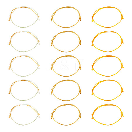 30Pcs 3 Colors Nylon Thread Bracelets Making BJEW-TAC0070-1