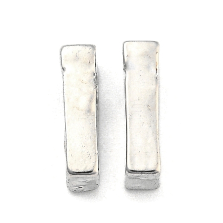 Platinum Plated Alloy Beads PALLOY-CJC0001-64P-I-1