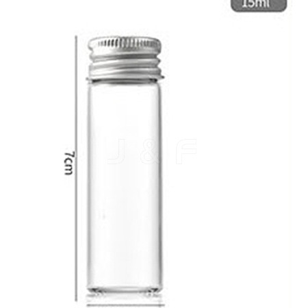 Column Glass Screw Top Bead Storage Tubes CON-ZX009-01B-1