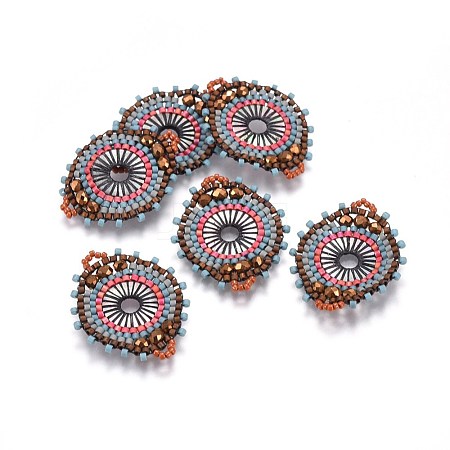 MIYUKI & TOHO Handmade Japanese Seed Beads Links SEED-A029-DA17-1