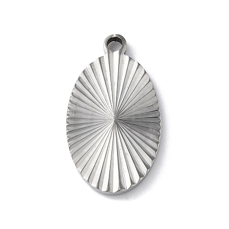 304 Stainless Steel Pendants STAS-D025-05P-02-1