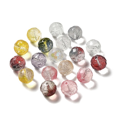 Transparent Glass Beads GLAA-D025-03B-1