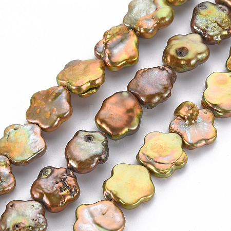 Natural Keshi Pearl Beads Strands PEAR-S021-083B-01-1