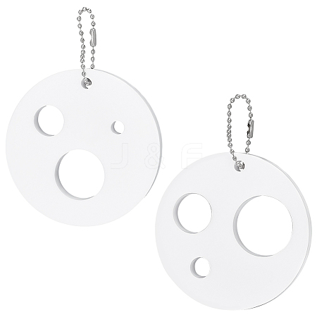 Acrylic Safety Eye Size Tools AJEW-BC0008-29B-1