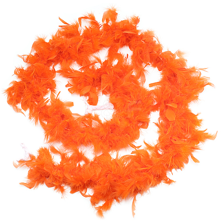 Turkey Feather Fluff Boa for Dancing DIY-WH0568-10A-1