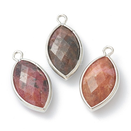 Natural Rhodonite Pendants G-B009-01P-F-1