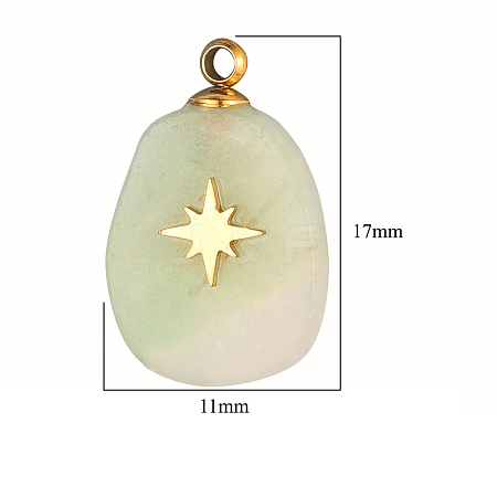 Natural New Jade Pendants FIND-PW0015-02A-03-1