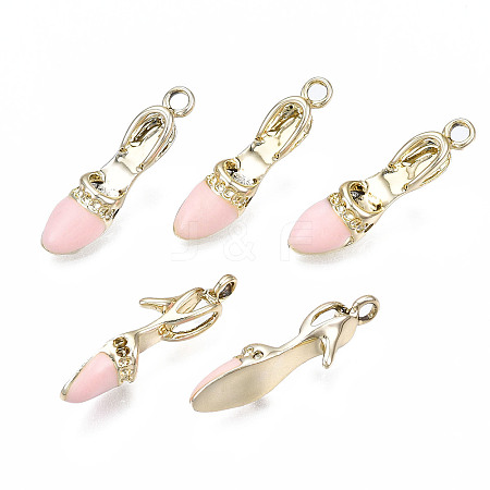 Rack Plating Alloy Enamel Pendant Rhinestone Settings LS-ENAM-T011-133B-1