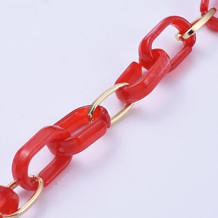 Handmade Paperclip Chains AJEW-JB00606-04-1