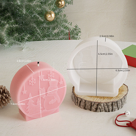 Christmas Theme Silicone Molds DIY-K073-20F-1