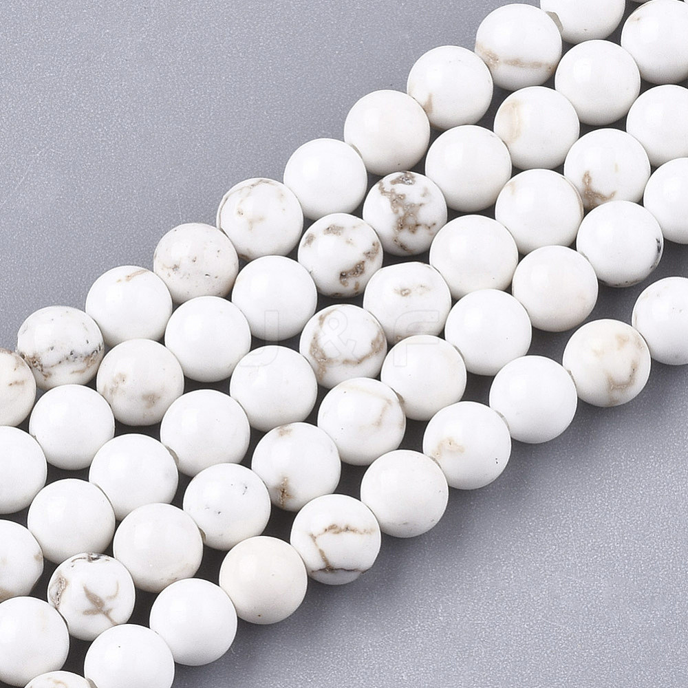 Wholesale Natural Magnesite Beads Strands - Jewelryandfindings.com