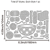 Knit Theme Carbon Steel Cutting Dies Stencils DIY-WH0309-1918-6