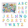 Yilisi 52Pcs 26 Letters 304 Stainless Steel Charms STAS-YS0001-14-2