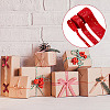 6M 3 Styles Double Sided Star Gold Stamping Flannelette Ribbons for Sewing Craft OCOR-GO0001-13A-7