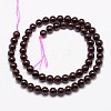 Natural Garnet Bead Strands X-G-P217-33-6mm-2