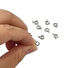 Non-Tarnish 316 Stainless Steel Spring Ring Clasps STAS-B072-08P-01-3