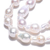 Natural Baroque Pearl Keshi Pearl Beads Strands X1-PEAR-S020-F10-02-5