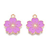 Alloy Enamel Pendants ENAM-S121-115H-3