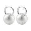 Round Brass Hoop Earrings for Women EJEW-U055-06S-2
