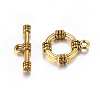 Tibetan Style Alloy Toggle Clasps X-GLF0141Y-NF-1