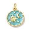 Rack Plated Brass Enamel Pendants KK-Z039-02A-1