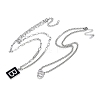 304 Stainless Steel Enamel Chain Necklaces NJEW-M078-07P-4