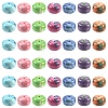 70Pcs 7 Colors Dyed Synthetic Riverstone Beads G-YW0002-99-1