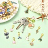 50Pcs Alloy Enamel Pendant Decorations HJEW-YW00386-5