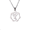 Stainless Steel Pendant Necklaces PW-WG57218-07-1
