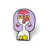 Abstract Lady Enamel Pins JEWB-R001-02EB-02-1