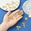 14Pcs 7 Styles Rack Plating Brass Pendants KK-TA0002-89-5