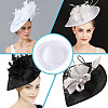 Cloth Round Fascinator Hat Base for Millinery Magic AJEW-WH0270-738A-4