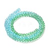 Transparent Painted Glass Beads Strands X1-DGLA-A034-T3mm-A17-5