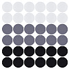 36Pcs 3 Colors Polyester Self-adhesive Fabrics DIY-DR0002-40-1