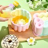 2Pcs 2 Styles Square Circular Cake Baking Silicone Molds ST-CJ0043-083-5