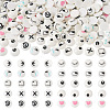 100Pairs 10 Styles Flat Round Cartoon Resin Cabochons CRES-TA0001-97-1