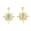 Alloy & Cat Eye Pendants RE-CBA1FD3-14G-2