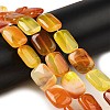 Natural Striped Agate/Banded Agate Beads Strands G-B137-B01-01I-2
