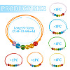 6Pcs Glass Beads Bracelets BJEW-TAC0038-4