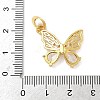 Brass Micro Pave Cubic Zirconia Pendants KK-I355-07G-3