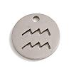 Non-Tarnish 201 Stainless Steel Charms STAS-E217-10P-07-1