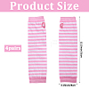 4 Pairs Acrylic Fiber Yarn Knitting Fingerless Gloves AJEW-DJ0001-58C-2