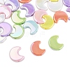 40Pcs UV Plating Opaque Acrylic Beads OACR-FS0002-29-3