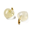 Natural Lemon Quartz Pendants G-J386-H18-G-2