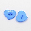 Acrylic Heart Buttons BUTT-E086-C-M-3