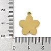 316 Surgical Stainless Steel Enamel Pendants STAS-M073-17G-3